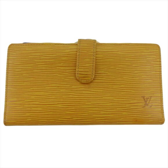 LOUIS VUITTON Long Wallet Epi Leather Authentic USED T20510 - Picture 1 of 9